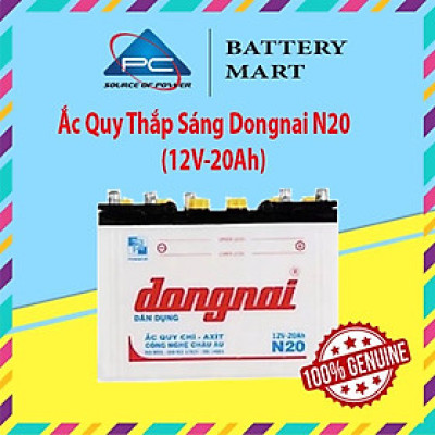Bình Ắc Quy 12V-20Ah, Ắc Quy Thắp Sáng Dongnai N20