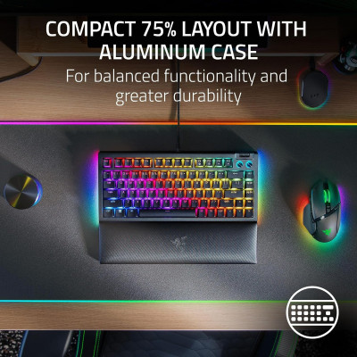 [Mới, hàng chính hãng] Bàn phím Razer BlackWidow V4 75%