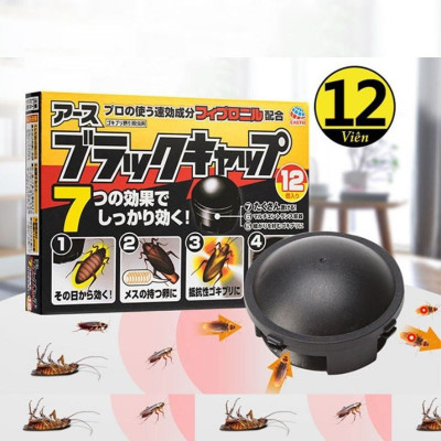 Thuốc Diệt Gián Hộp 12 Viên, Diệt Tận Gốc, Dễ Sử Dụng, Tác Dụng Lâu Dài, An Toàn