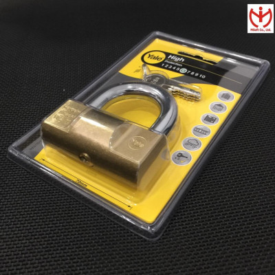 Ổ khóa Yale dòng YE2 thân đồng chìa răng - MSOFT
