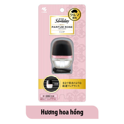 Nước hoa ô tô cao cấp Sawaday Parfum Blanc Nhật Bản 6ml