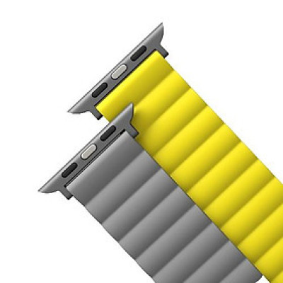 Dây đeo UNIQ Revix Reversible Magnetic Silicone Strap (42/44/45mm) dành cho Apple Watch 1~8/ SE Hàng Chính Hãng