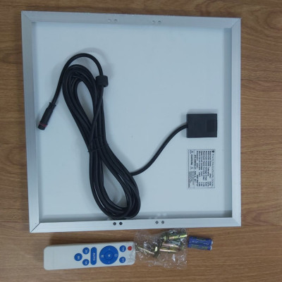 Đèn năng lượng mặt trời, đèn led năng lượng mặt trời, 100W 200W 300W, đặt ngoài trời có điều khiển từ xa.