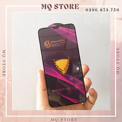 Kính cường lực cho iPhone X/Xs/Xr/Xs Max /11/11Pro/11ProMax/12ProMaxfull màn hình OG chống bụi màn loa cao cấp( hàng chính hãng)