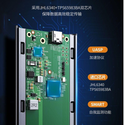 Ugreen UG80336CM343TK 40Gpbs m.2 Thunderbolt  3 hỗ trợ ổ cứng 2 TB Box ổ cứng - HÀNG CHÍNH HÃNG