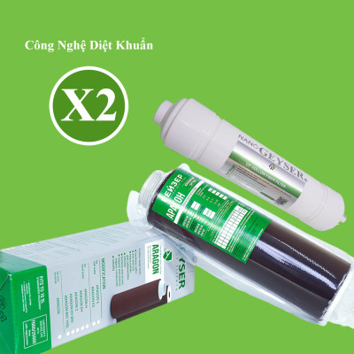 Máy lọc nước Nano Geyser ECO MAX 7 cấp công nghệ lọc kép Nano + UF - Hàng Chính Hãng