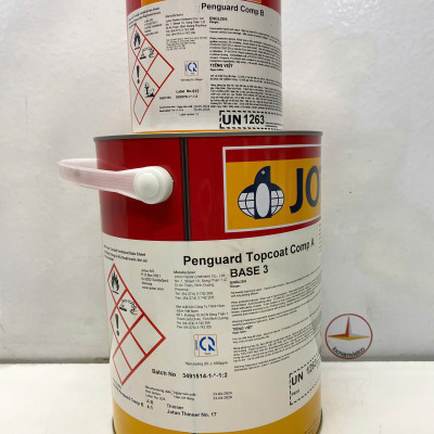 Sơn Epoxy Jotun Penguard Topcoat base 3 màu xám - Grey 4074 _5L/bộ