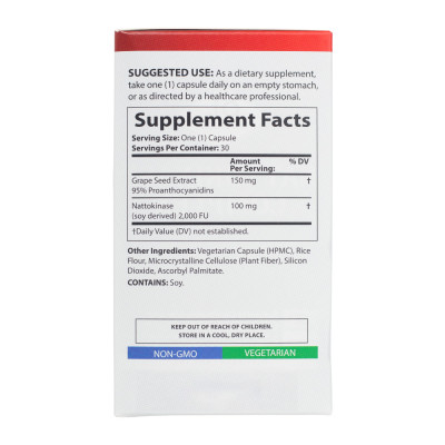 Viên Hỗ Trợ Máu Dễ Lưu Thông Olympian Labs Nattokinase Complex Nhập Khẩu Mỹ 30 Viên/Hộp