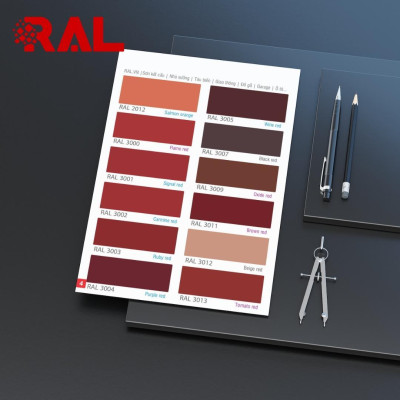 Bảng màu sơn công nghiệp RAL