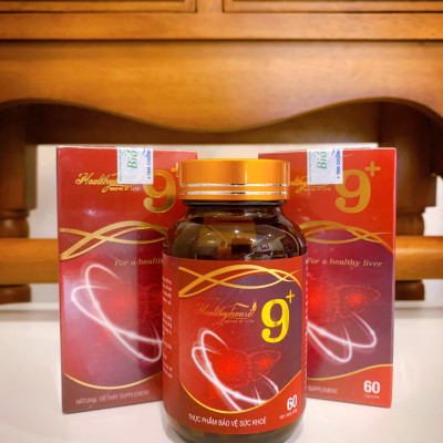 Viên Uống 9+ Tốt Gan Khỏe Người, Hộp 60 Viên 
