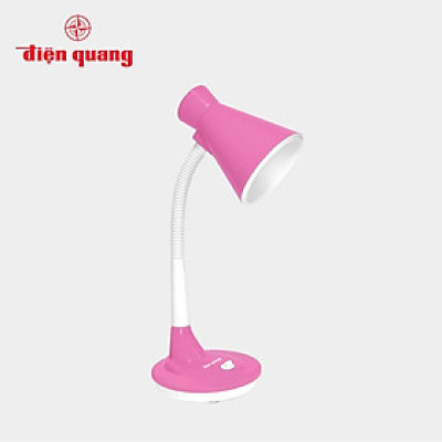 Đèn bàn Điện Quang ĐQ DKL08 BW (kiểu chóa nhựa, bóng warmwhite)