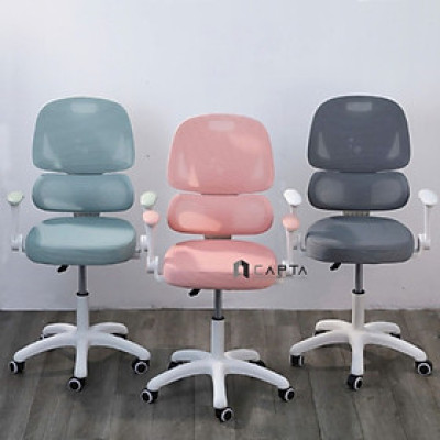 Ghế xoay học sinh chống gù chống cận màu hồng cho bé gái CE1034-M Nội thất Capta Student chair hcm