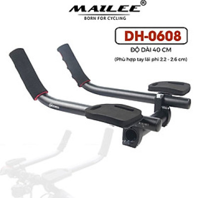 Tay Nắm TT Xe Đạp, Tay nghỉ DH-0608 Hợp Kim Nhôm Đen Nghỉ Tay Địa Hình Đường Trường - Mai Lee