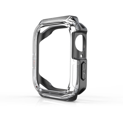Ốp Case Viền PC Trong Suốt cho Apple Watch Series 4/5/6/SE/7/8/9/SE2 Size 40mm/41mm/44mm/45mm - Hàng Chính Hãng