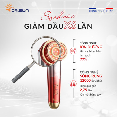 Combo máy nâng cơ và đẩy tinh chất DR SUN VENUS & máy tẩy tế bào chết DR SUN OLYMPUS
