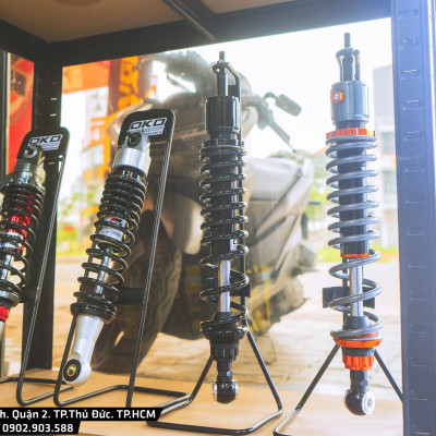 Phuộc Sau OKD 430mm Vespa Sprint / Primavera (chính hãng)