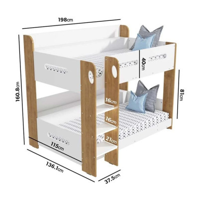 GIƯỜNG TẦNG THÔNG MINH HIỆN ĐẠI CAO CẤP OHAHA - GTHĐ011