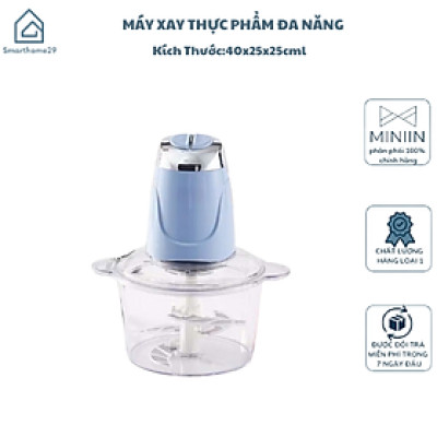 Máy Xay Thịt Đa Năng 500W, 4 Lưỡi Dao, Dung Tích 3.5L – Xay Nhanh, Tiện Lợi - HÀNG CHÍNH HÃNG MINIIN