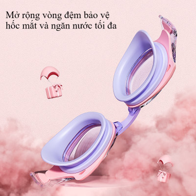 Kính bơi cho trẻ em SC15, mắt nhỏ ôm sát vòm mắt, chống uv, hiệu Yuke(Tặng Kèm Hộp)