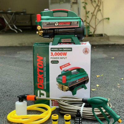 Máy Rửa Xe Chỉnh Áp Dekton DK-CWR3001 - Công Suất 3000W Áp Lực Cao - Thế Hệ Mới - Bảo Hành 12 Tháng