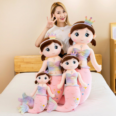 Búp bê gấu bông nàng tiên cá quà tặng thú nhồi bông cao cấp