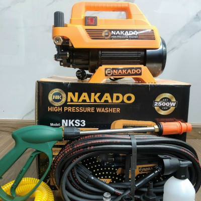 Máy rửa xe có CHỈNH ÁP - NAKADO S3 - Công suất 2500W - JAPAN Technology
