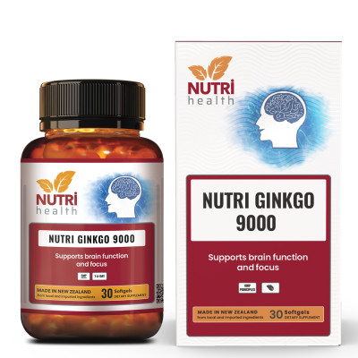 Viên Uống Bổ Não Nhập Khẩu Chính Hãng New Zealand Nutri Ginkgo 9000 (30 Viên)