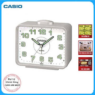 Đồng Hồ Để Bàn Casio TQ-218-8DF Báo Thức - Cỡ To - Kích Thước Vỏ  ( 9 ×10.7 × 6 cm )