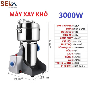 Máy Xay Bột Khô SEKA SK200 - Hàng Chính Hãng