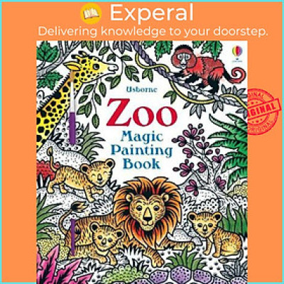 Sách - Zoo Magic Painting Book by Sam Taplin (UK edition, paperback)
