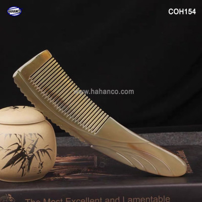 Lược sừng khía cao cấp (Size: XL - 19,5cm) COH154 - Lược xuất Nhật -Chăm sóc tóc