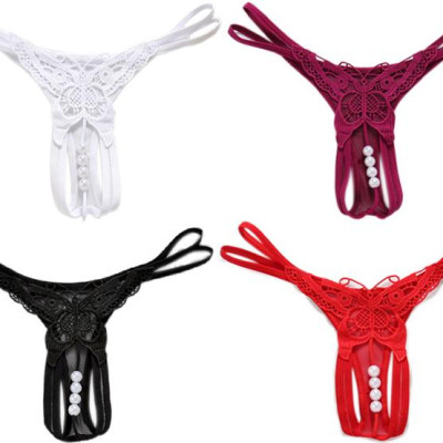 Quần lót nữ lọt khe dây 2 bên - Màu trắng