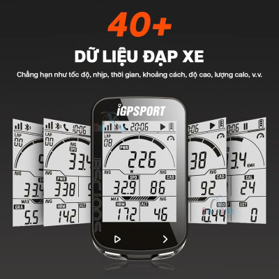 Đồng hồ Xe Đạp IGPSPORT BS100S GPS BLE ANT+ LCD 2.6 inch IPX7 Tương Thích Garmin Strava TrainingPeaks