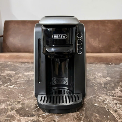 Máy pha cà phê 4 trong 1, Espresso, Viên Nén Nespresso, Nescafe Dolce, Kcup Thương hiệu Mỹ cao cấp HiBREW - H6 - HÀNG CHÍNH HÃNG