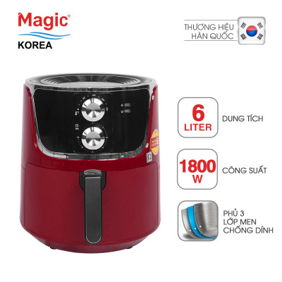 Nồi Chiên Không Dầu Magic A-801 (6.0 Lít) - Hàng Chính Hãng