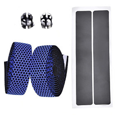 Bộ 2 Ruy Băng Quấn Silicon Ghi Đông Tay Cầm Chống Trơn Trượt Cho Xe Đạp Đua Thể Thao Đường Trường Thiết Kế Ba Chiều Tổ Ong Siêu Nhẹ Thoáng Khí Hút Mồ Hôi Cao Cấp Mai Lee