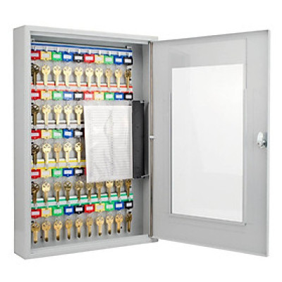 Tủ treo chìa khóa (giá treo chìa) Barska 50 vị trí có cửa kính CB12950 (50 chỗ móc chìa) - Hàng Chính Hãng