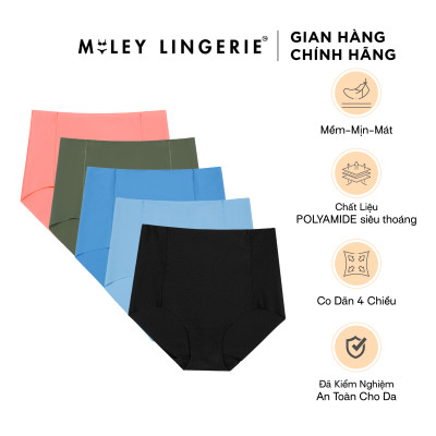 Combo 5 Quần Lót Nữ Không Viền Chất Mịn Thoáng SEAMLESS Miley Lingerie 