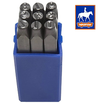BỘ 9 MŨI ĐỘT CHỮ SỐ 6MM WCC9596 WADFOW - HÀNG CHÍNH HÃNG