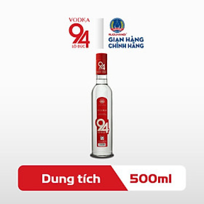 Rượu Vodka 94 Lò Đúc HALICO nồng độ 35% chai 500ml không kèm hộp