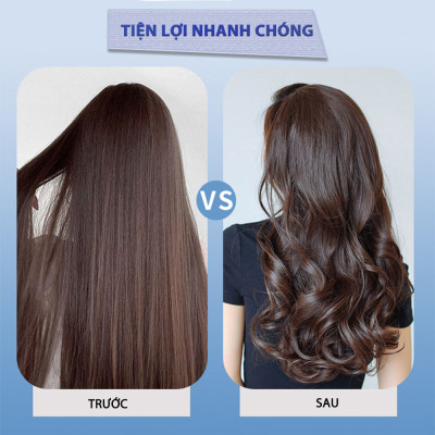 Máy uốn tóc xoay tự động Kemei KM-2063 điều chỉnh 12 mức nhiệt độ phù hợp với mọi loại tóc - Hàng chính hãng