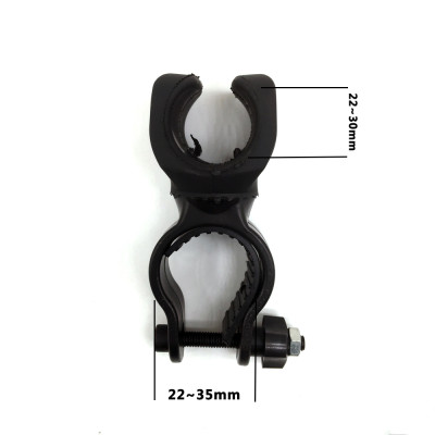 Chân đế kẹp đèn pin, đèn pha gắn ghi đông cho Xe Đạp (chất liệu Nhựa ABS, không kèm đèn pin) chắc chắn, xoay 360 độ dễ dàng lắp đặt Mai Lee