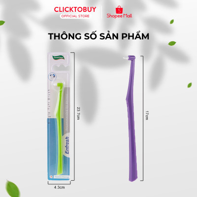Bàn chải kẽ đầu nhỏ Coral , sử dụng vệ sinh mắc cài