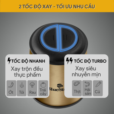 Máy xay thịt BlueStone CHB-5148 350W 2 Lít - Hàng Chính Hãng