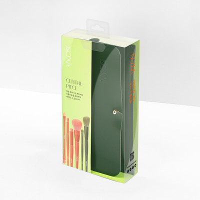 Bộ Cọ Cá Nhân 12 cây & Ví Xanh Rêu VACOSI CENTREPIECE BRUSH SET - BC35