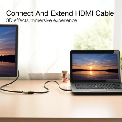 Ugreen UG10142HD107TK 2M màu Đen Cáp tín hiệu HDMI nối dài hỗ trợ 4K x 2K - HÀNG CHÍNH HÃNG