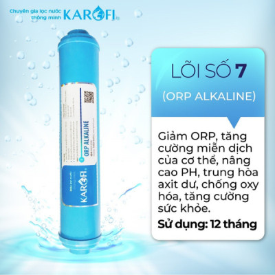 LÕI LỌC KAROFI SỐ 7 - LÕI ORP ALKALINE - Hàng Chính Hãng