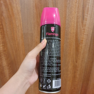 Bình Xịt Dưỡng Bóng Nội Thất Ô Tô Vị Cafe - Flamingo