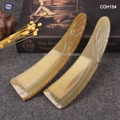 Lược sừng khía cao cấp (Size: XL - 19,5cm) COH154 - Lược xuất Nhật -Chăm sóc tóc