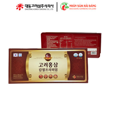 Viên Đạm Sâm Nhung Linh Chi Đông Trùng 120viên DAEDONG